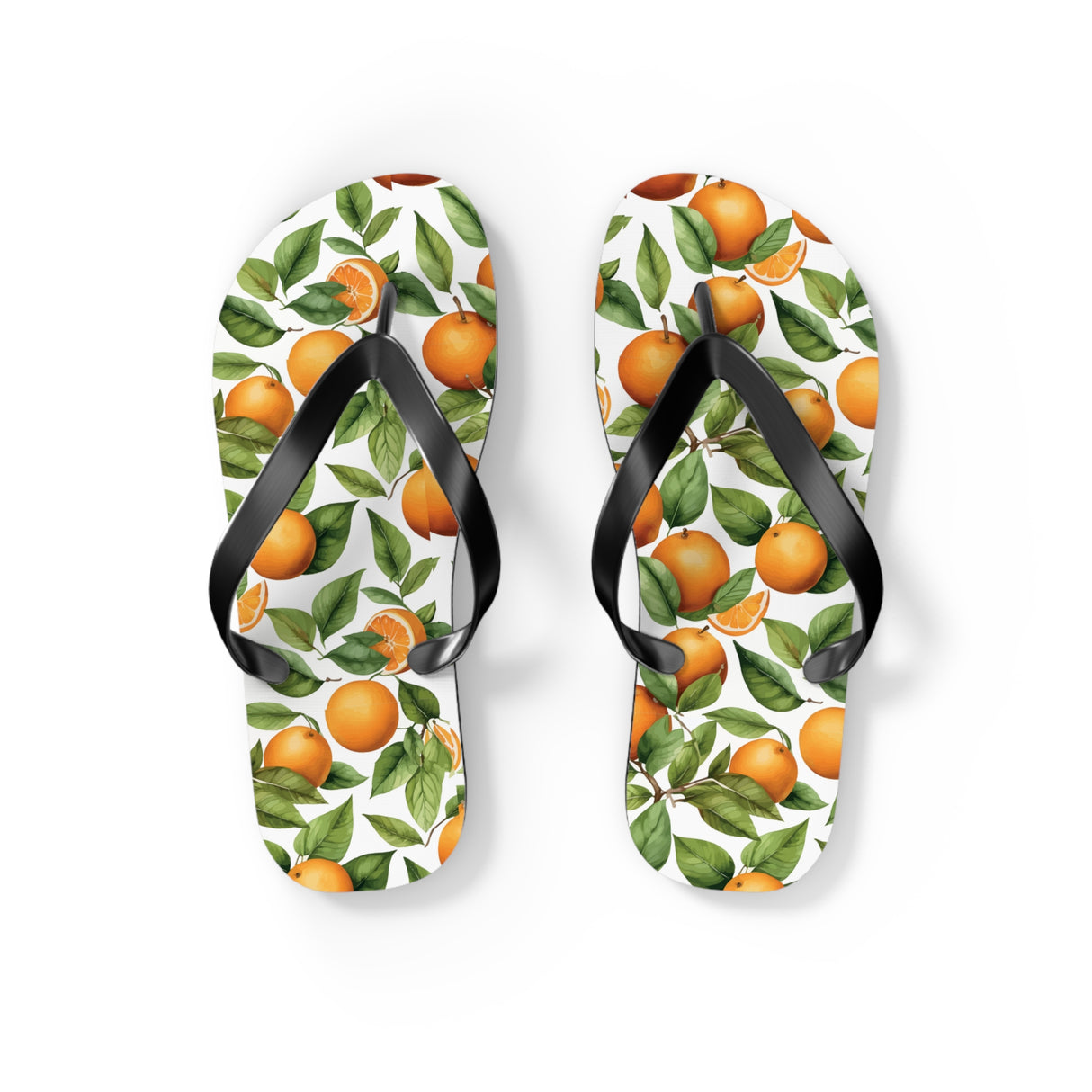 Orange Flip Flops