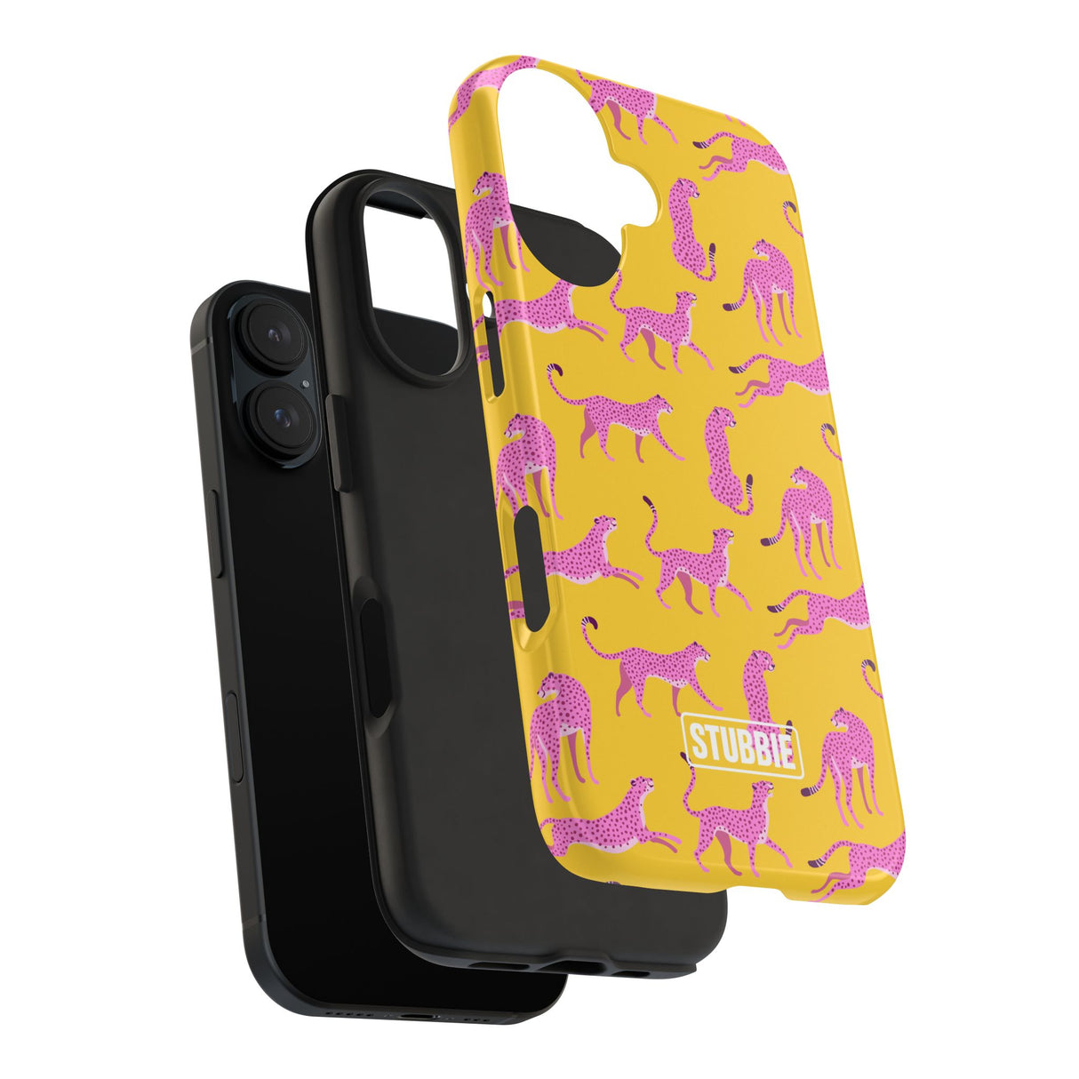 STUBBIE Phone Case for Apple iPhone - Pink Cheetah Phone Case