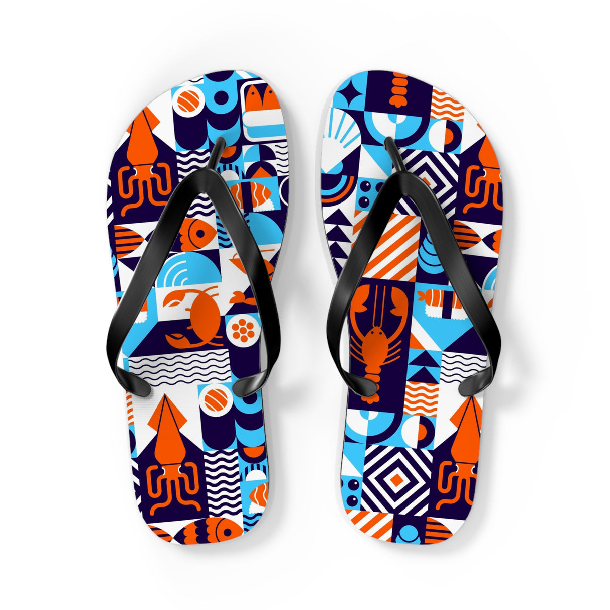 STUBBIE Flip Flops - Something Fishy STUBBIE