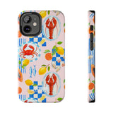 STUBBIE Phone Case for Apple iPhone - Italian Summer Seafood Stubbie