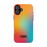 STUBBIE Phone Case for Apple iPhone - Rainbow Blue Stubbie
