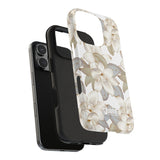 STUBBIE Phone Case for Apple iPhone - White Flowers Phone Case