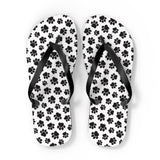 Paw Print Flip Flops