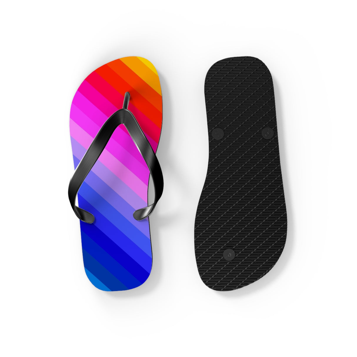 Rainbow Flip Flops