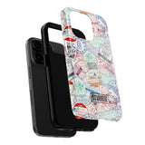 STUBBIE Phone Case for Apple iPhone - Travel Stamp Stubbie