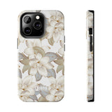 STUBBIE Phone Case for Apple iPhone - White Flowers Phone Case