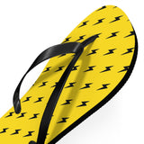 Lightning Bolt Flip Flops