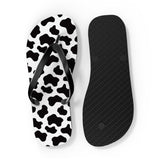 Cow Print Flip Flops