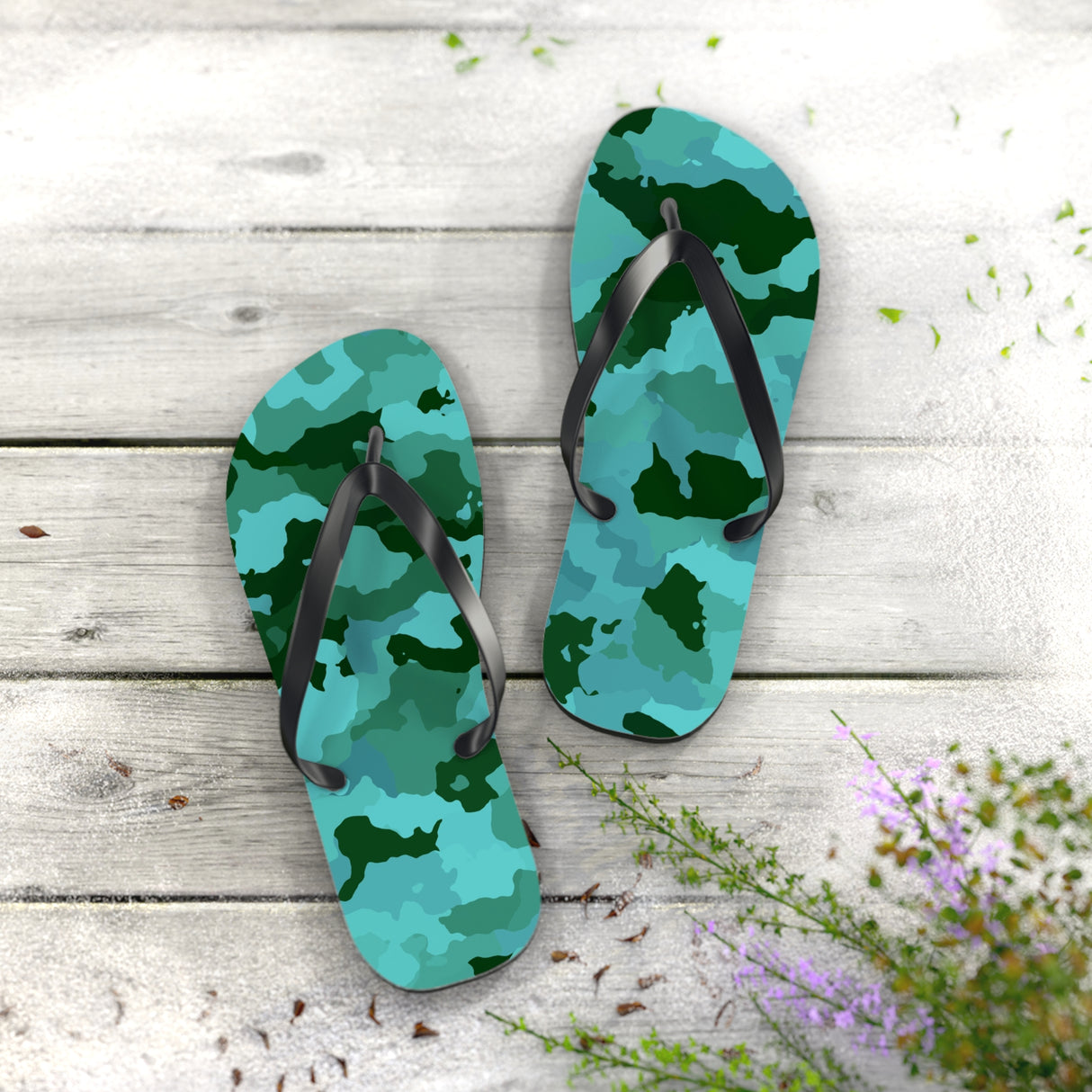 STUBBIE Camo Flip Flops - Can't Find Me STUBBIE