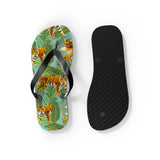 STUBBIE Print Flip Flops - Jungle Tiger STUBBIE