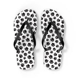 Paw Print Flip Flops