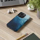 STUBBIE Phone Case for Apple iPhone - Blue Marble Phone Case