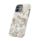 STUBBIE Phone Case for Apple iPhone - White Flowers Phone Case
