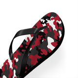 Red Camo Flip Flops