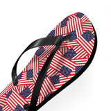 Mini American Flag Flip Flops