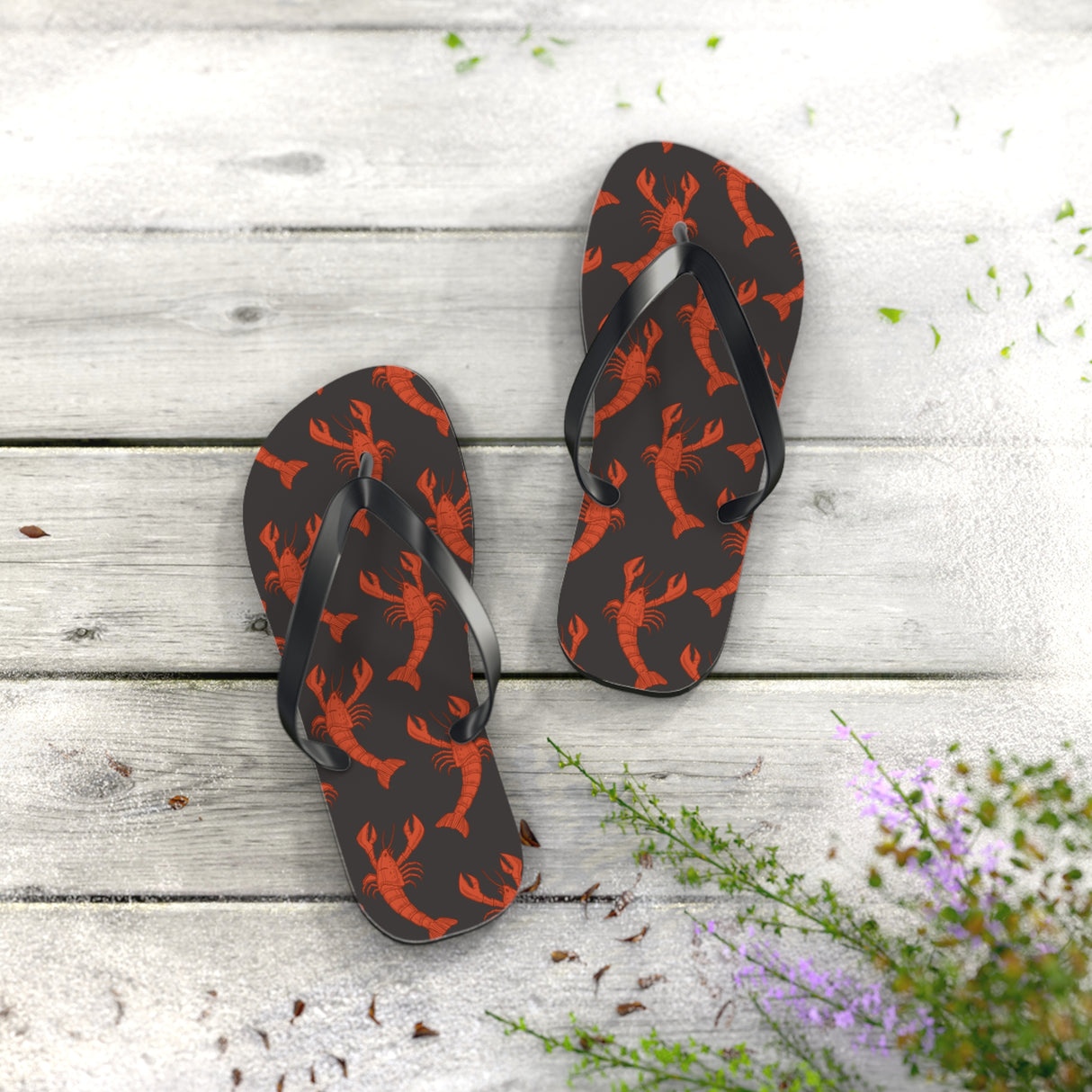 STUBBIE Flip Flops - Lobster Nights STUBBIE