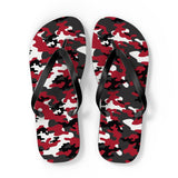 Red Camo Flip Flops