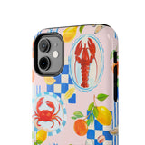 STUBBIE Phone Case for Apple iPhone - Italian Summer Seafood Stubbie