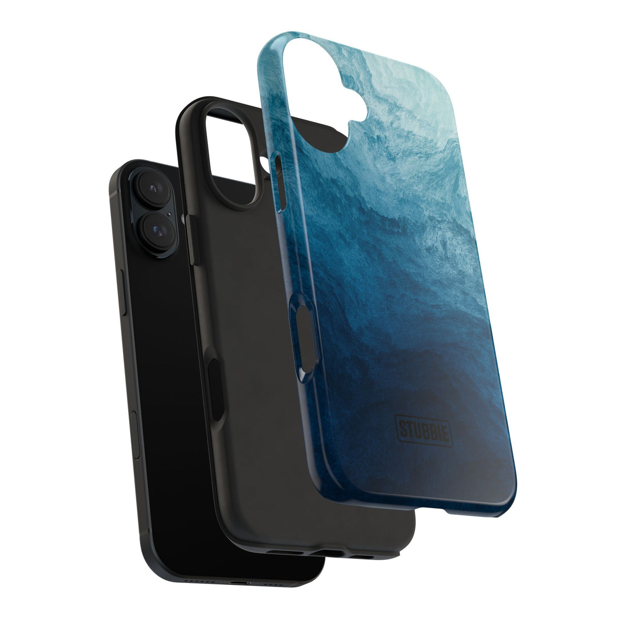 STUBBIE Phone Case for Apple iPhone - Blue Marble Phone Case