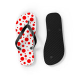 Red Polka Dot Flip Flops