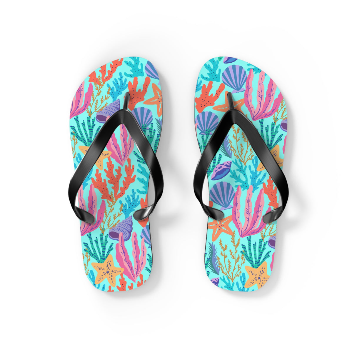 Coral Flip Flops