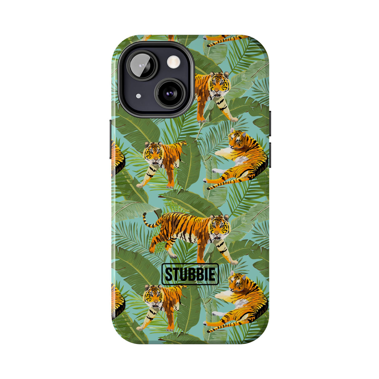 STUBBIE Phone Case for Apple iPhone - Jungle Tiger Stubbie