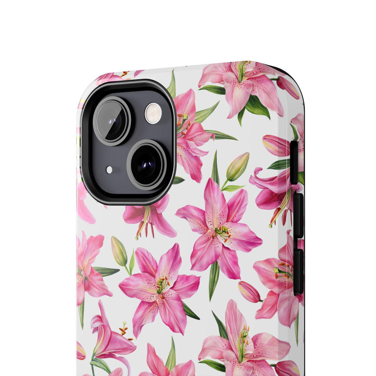 STUBBIE Phone Case for Apple iPhone - Pink Lily Flower Phone Case