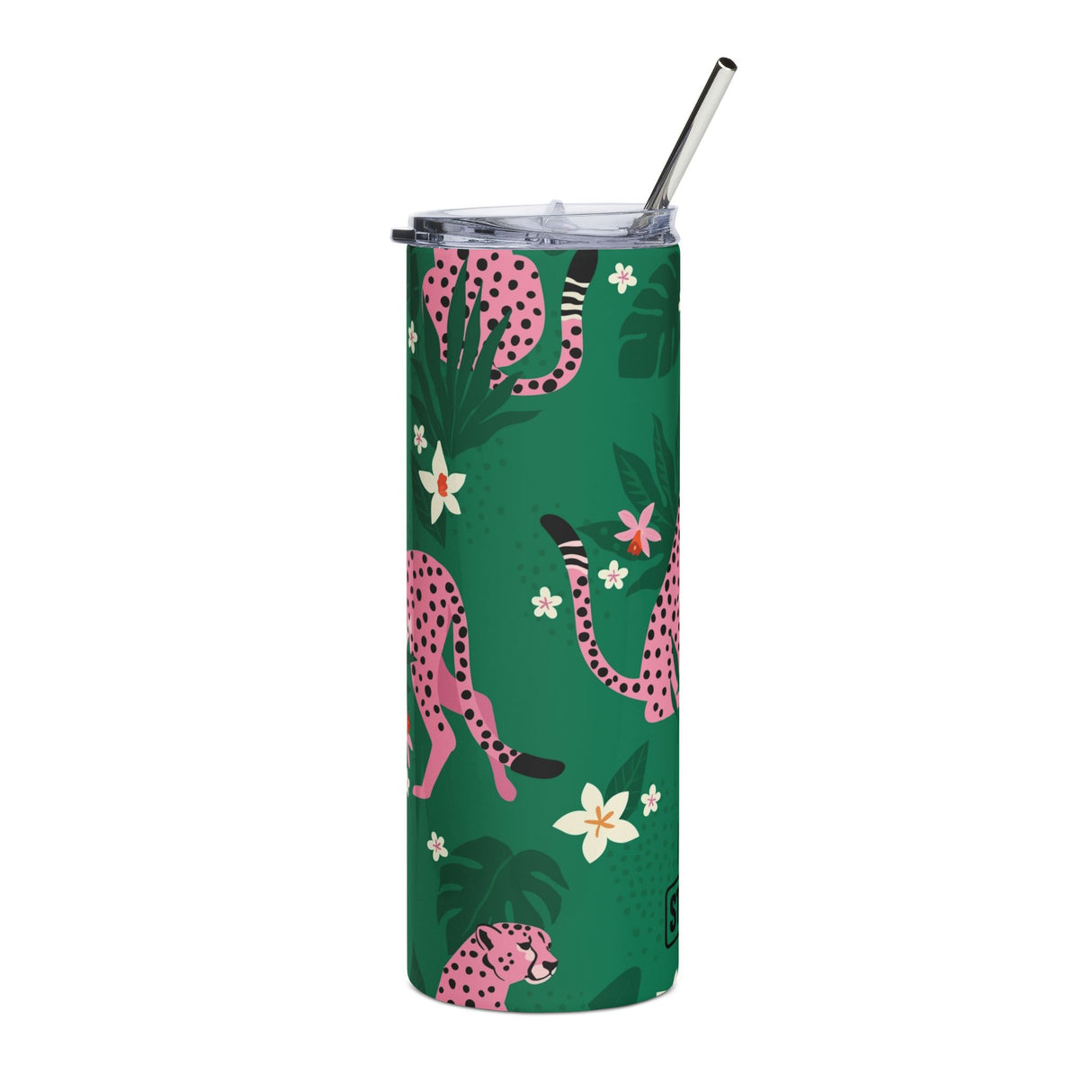 STUBBIE Stainless Steel Tumbler, 20oz - Cheetah  STUBBIE