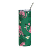 STUBBIE Stainless Steel Tumbler, 20oz - Cheetah  STUBBIE