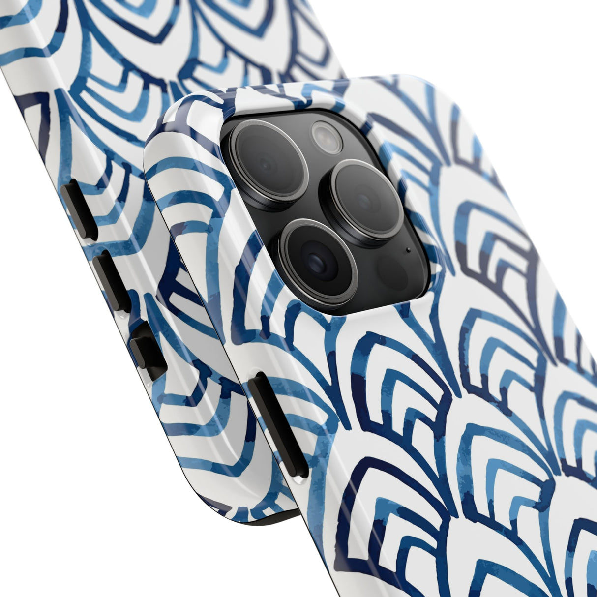 STUBBIE Phone Case for Apple iPhone - Blue Art Deco Phone Case