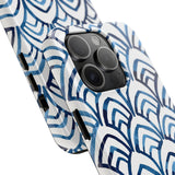 STUBBIE Phone Case for Apple iPhone - Blue Art Deco Phone Case