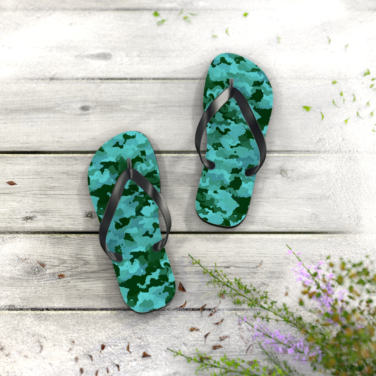 Camouflage Flip Flops