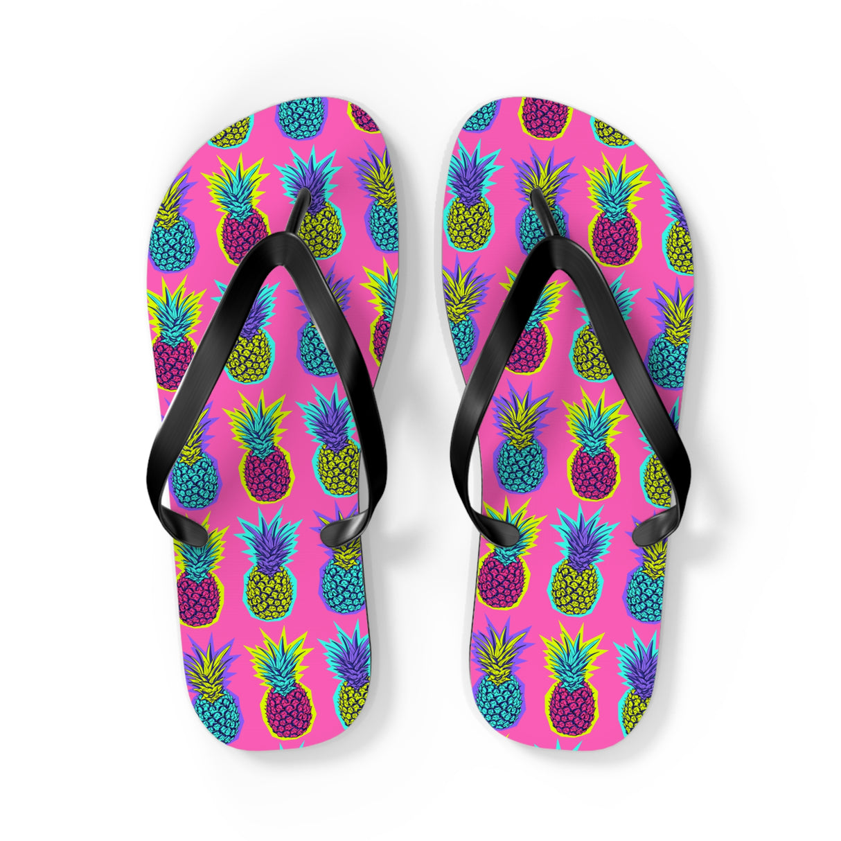 Pineapple Flip Flops