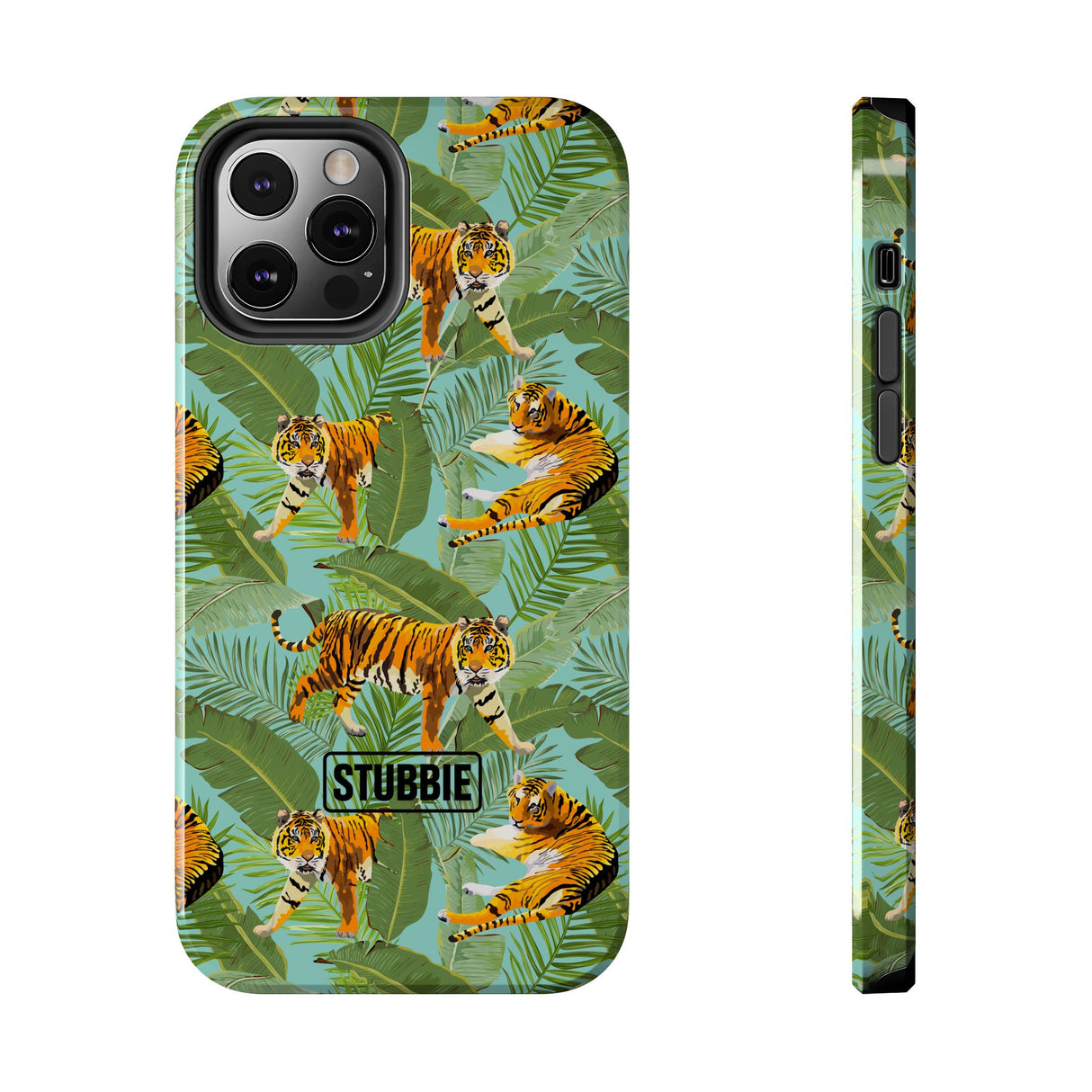 STUBBIE Phone Case for Apple iPhone - Jungle Tiger Stubbie