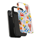 STUBBIE Phone Case for Apple iPhone - Italian Summer Seafood Stubbie