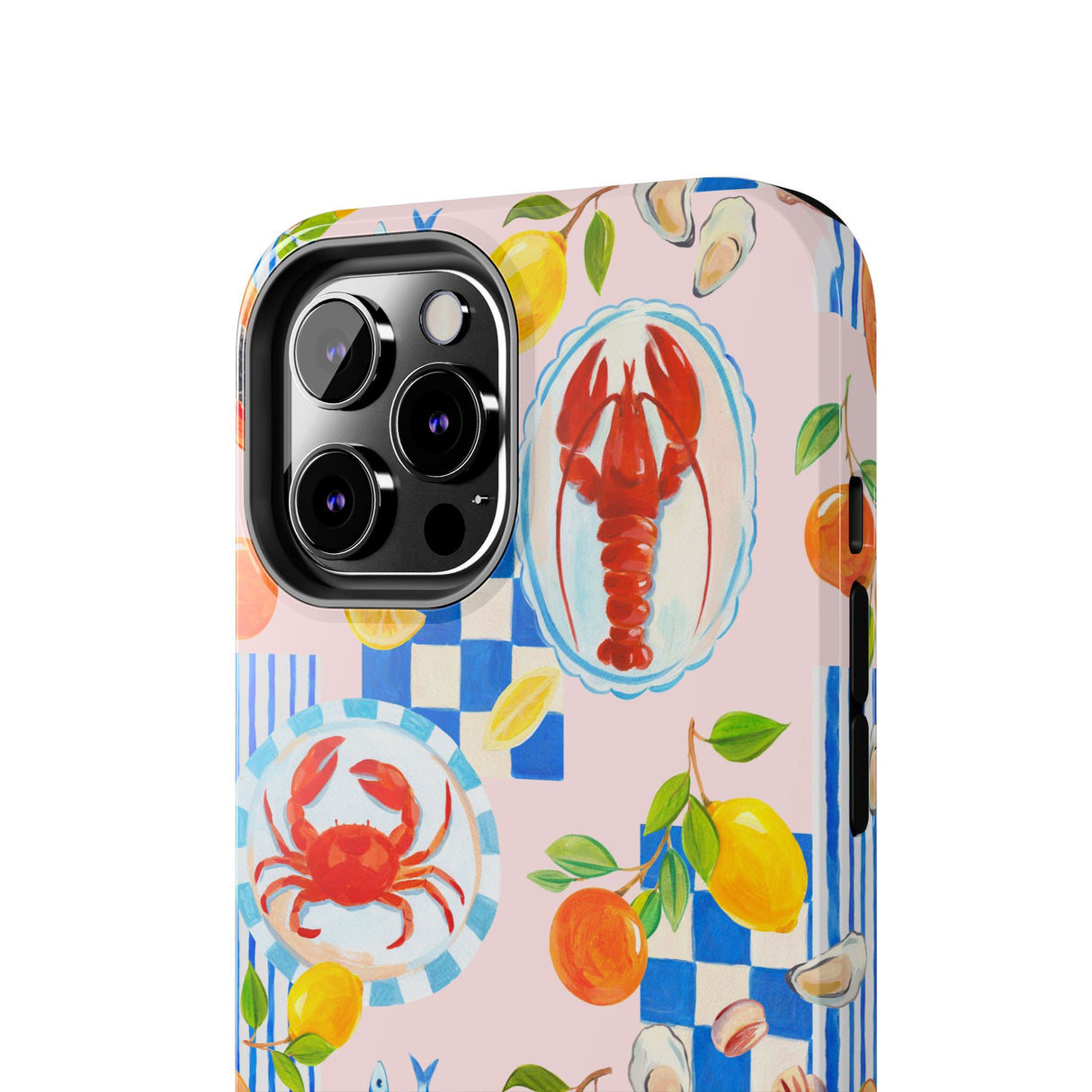 STUBBIE Phone Case for Apple iPhone - Italian Summer Seafood Stubbie