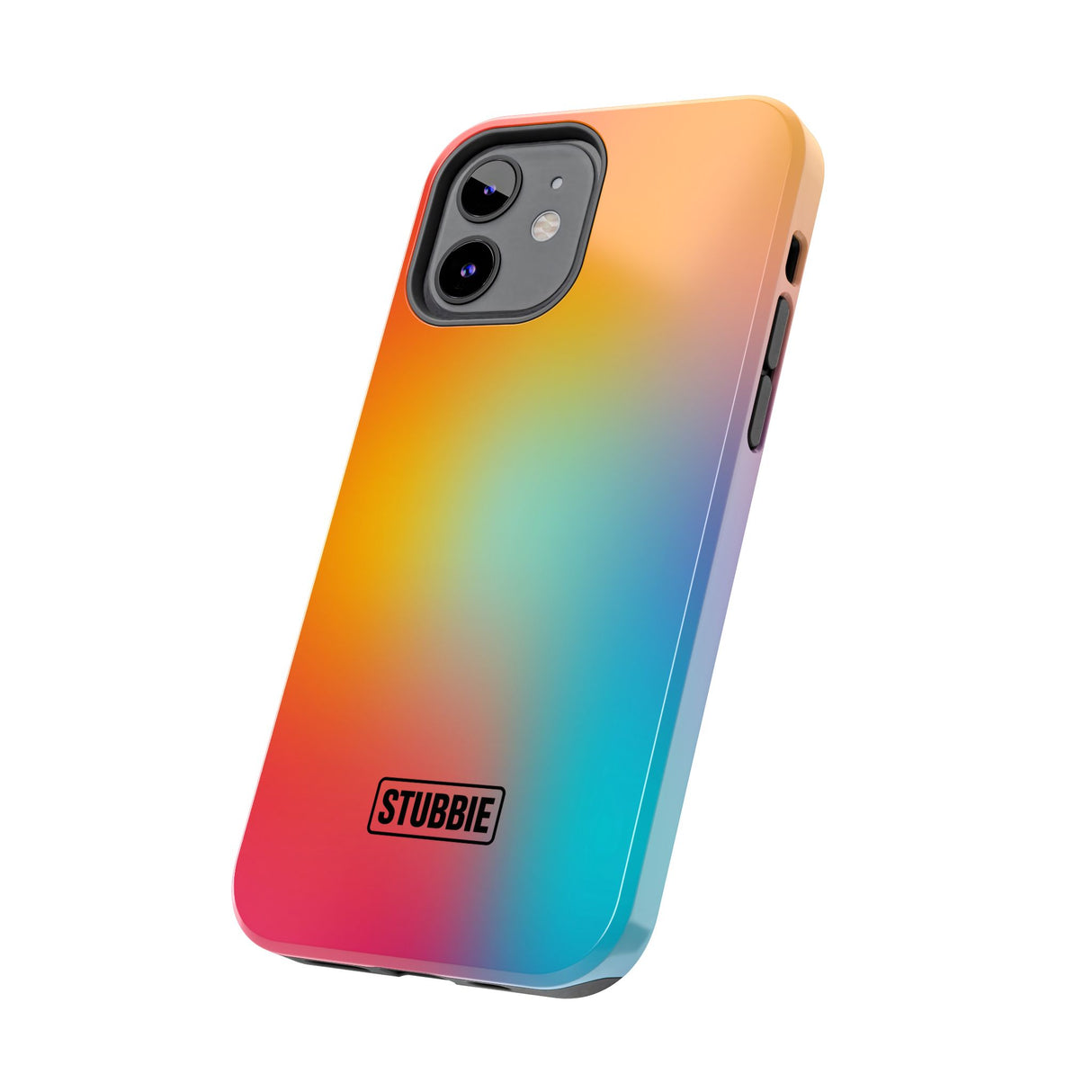 STUBBIE Phone Case for Apple iPhone - Rainbow Blue Stubbie