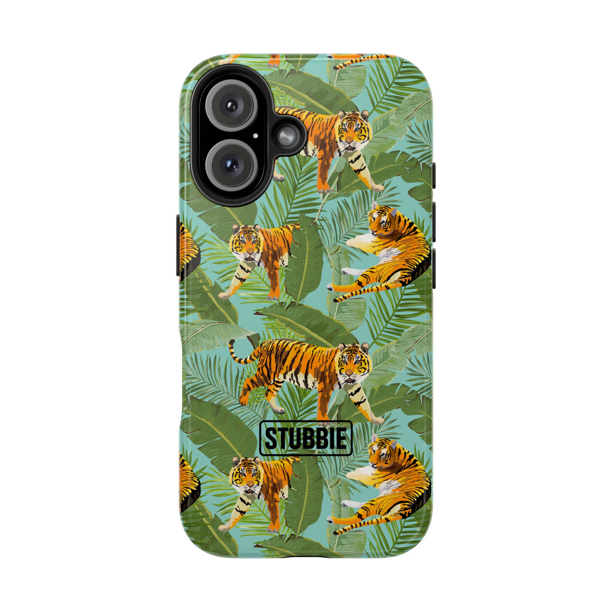 STUBBIE Phone Case for Apple iPhone - Jungle Tiger Stubbie