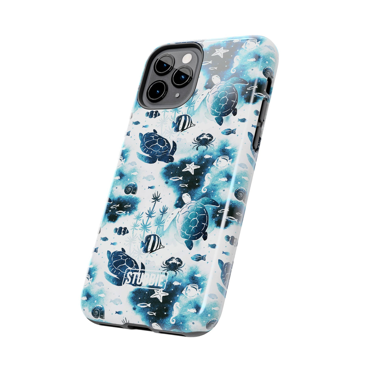 STUBBIE Phone Case for Apple iPhone - Fish And Turtle Phone Case