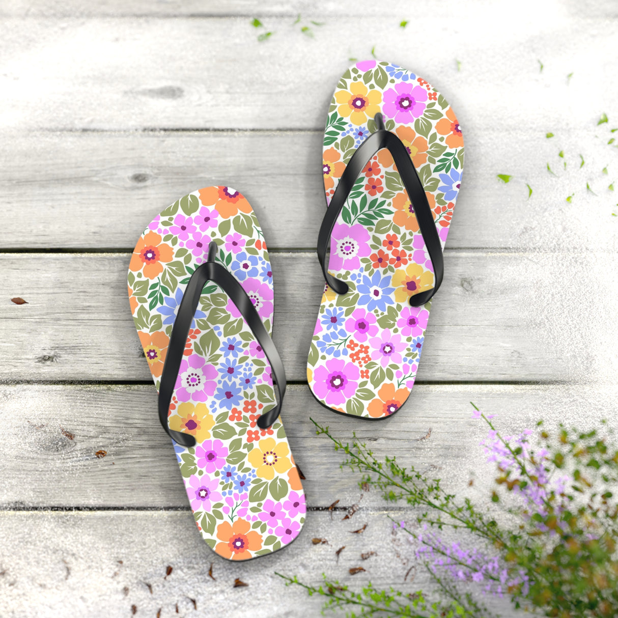 STUBBIE Flip Flops - Petal Power STUBBIE
