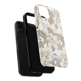 STUBBIE Phone Case for Apple iPhone - White Flowers Phone Case