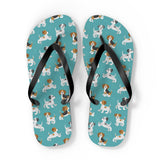 Cute Puppies Flip Flops