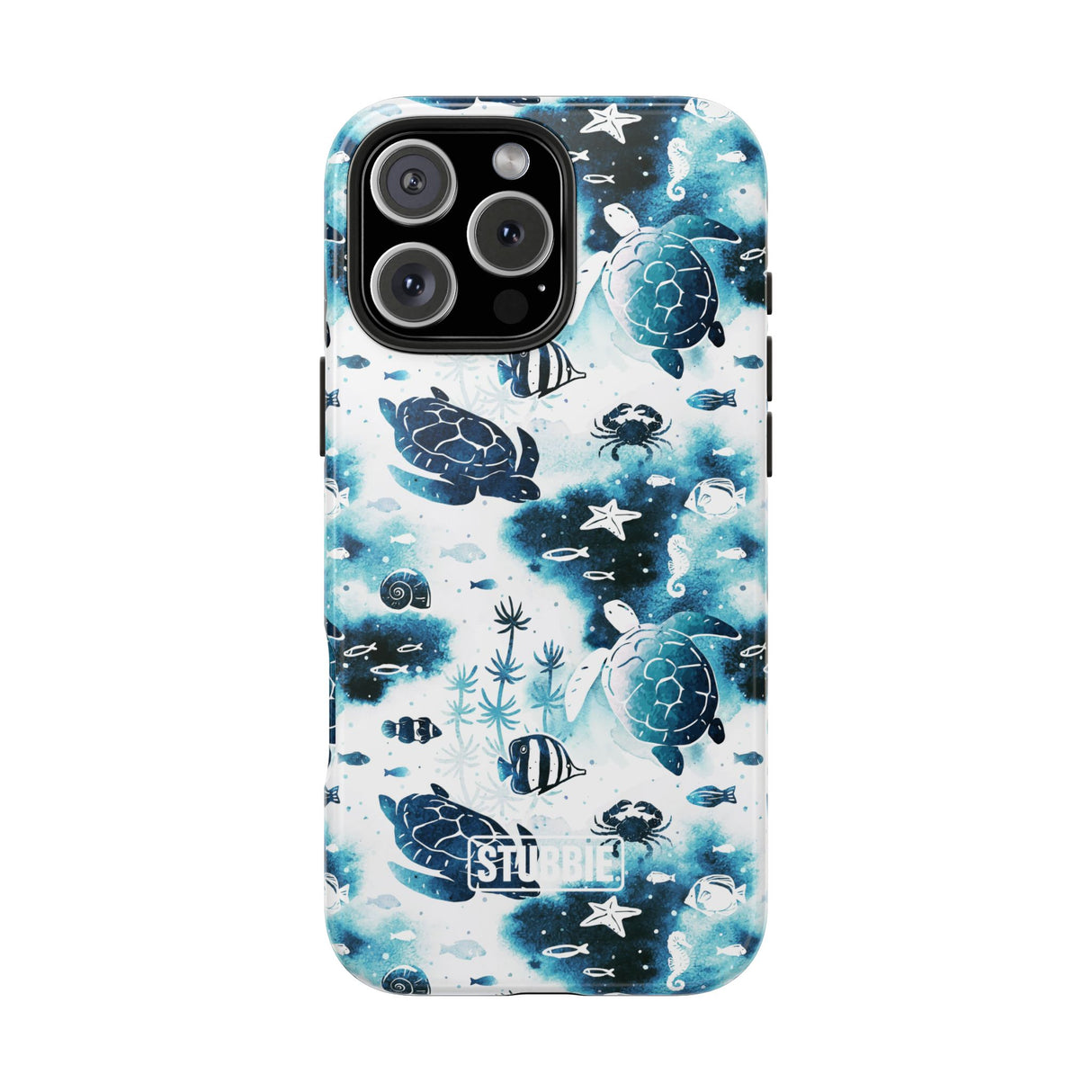 STUBBIE Phone Case for Apple iPhone - Fish And Turtle Phone Case