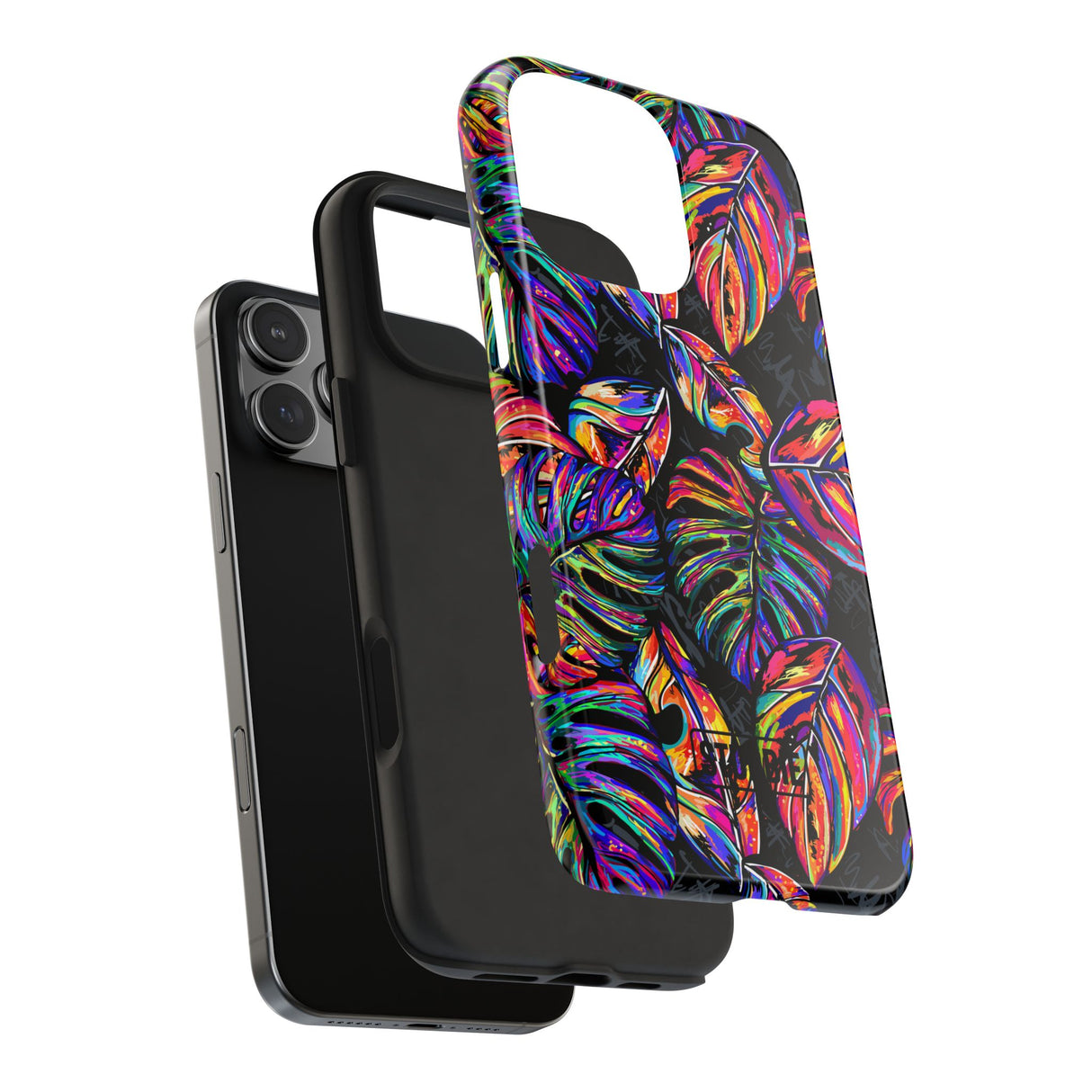STUBBIE Phone Case for Apple iPhone - Rainbow Jungle Phone Case