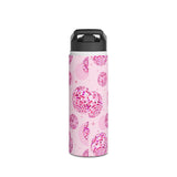 Pink Disco Ball Stainless Steel Water Bottle