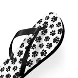 Paw Print Flip Flops