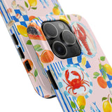 STUBBIE Phone Case for Apple iPhone - Italian Summer Seafood Stubbie