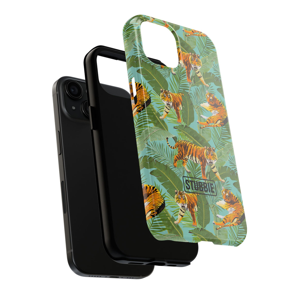 STUBBIE Phone Case for Apple iPhone - Jungle Tiger Stubbie
