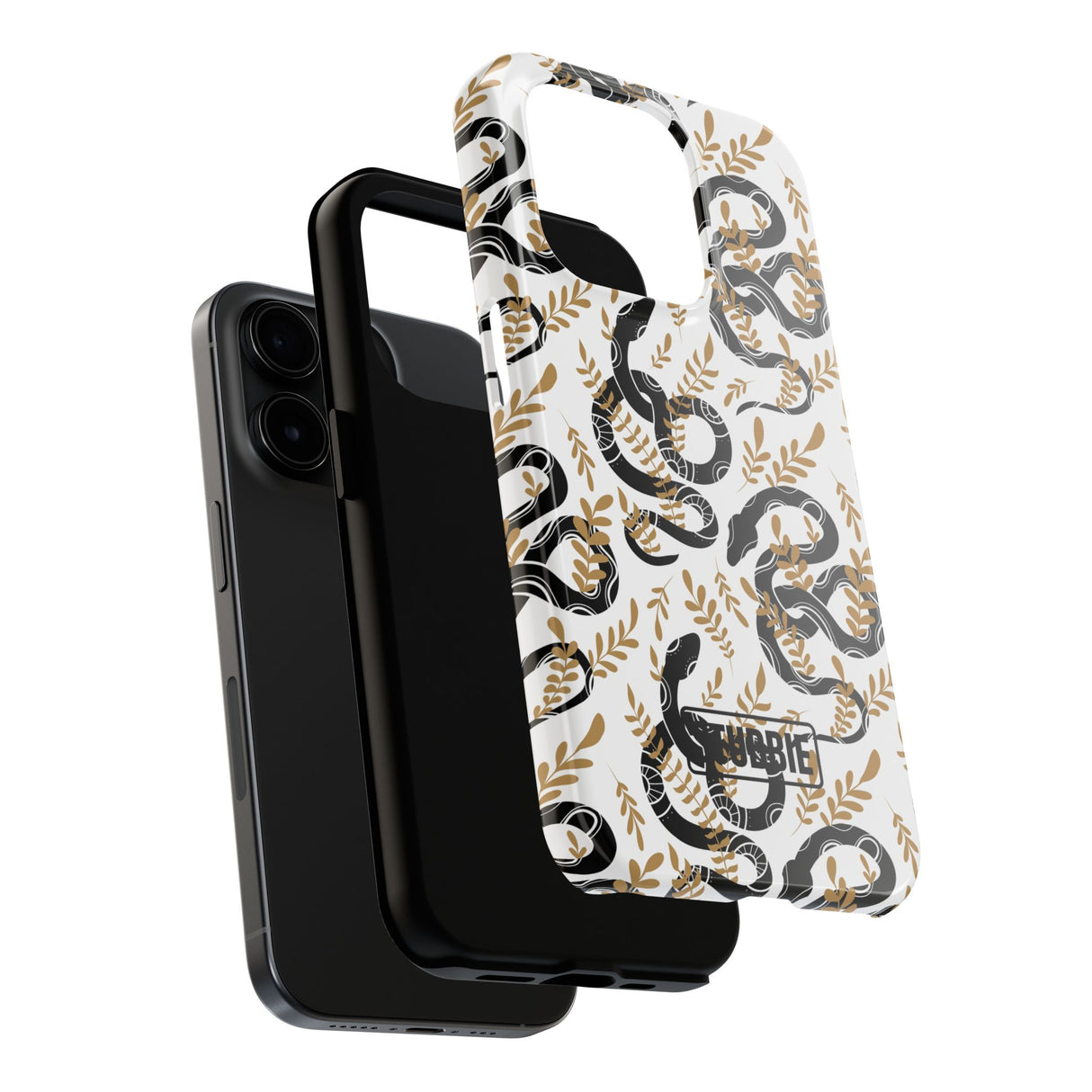 STUBBIE Phone Case for Apple iPhone - Black Snake Phone Case