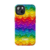 STUBBIE Phone Case for Apple iPhone - Rainbow Cake Phone Case